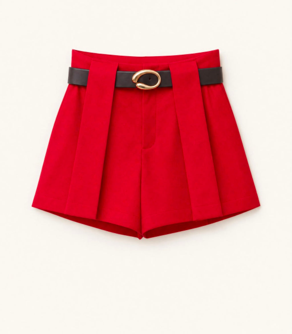 SHORTS IN TESSUTO DI COTONE ELASTICIZZATO