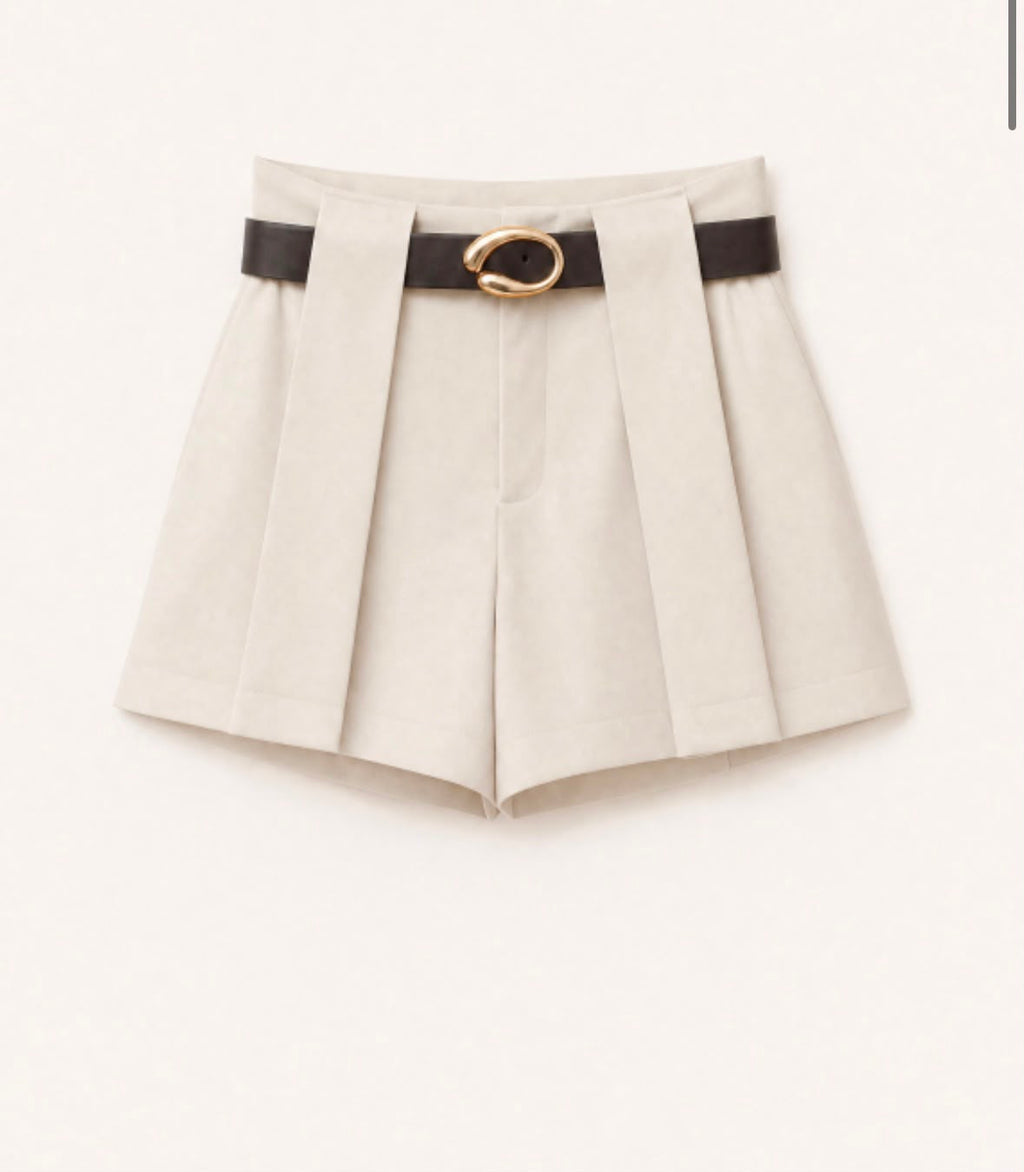 SHORTS IN TESSUTO DI COTONE ELASTICIZZATO