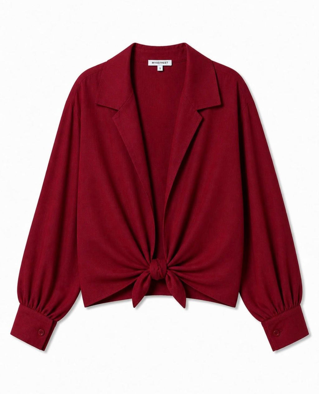 camicia per coordinato rosso india