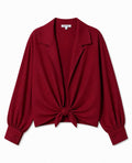 camicia per coordinato rosso india